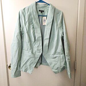 NWT Torrid Size 0 Harbor Grey Blazer